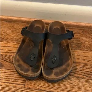 Black Birkenstock sandals size 38 women’s
